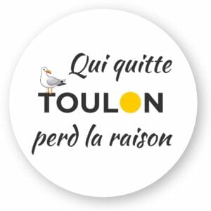 Autocollant Rond Toulon